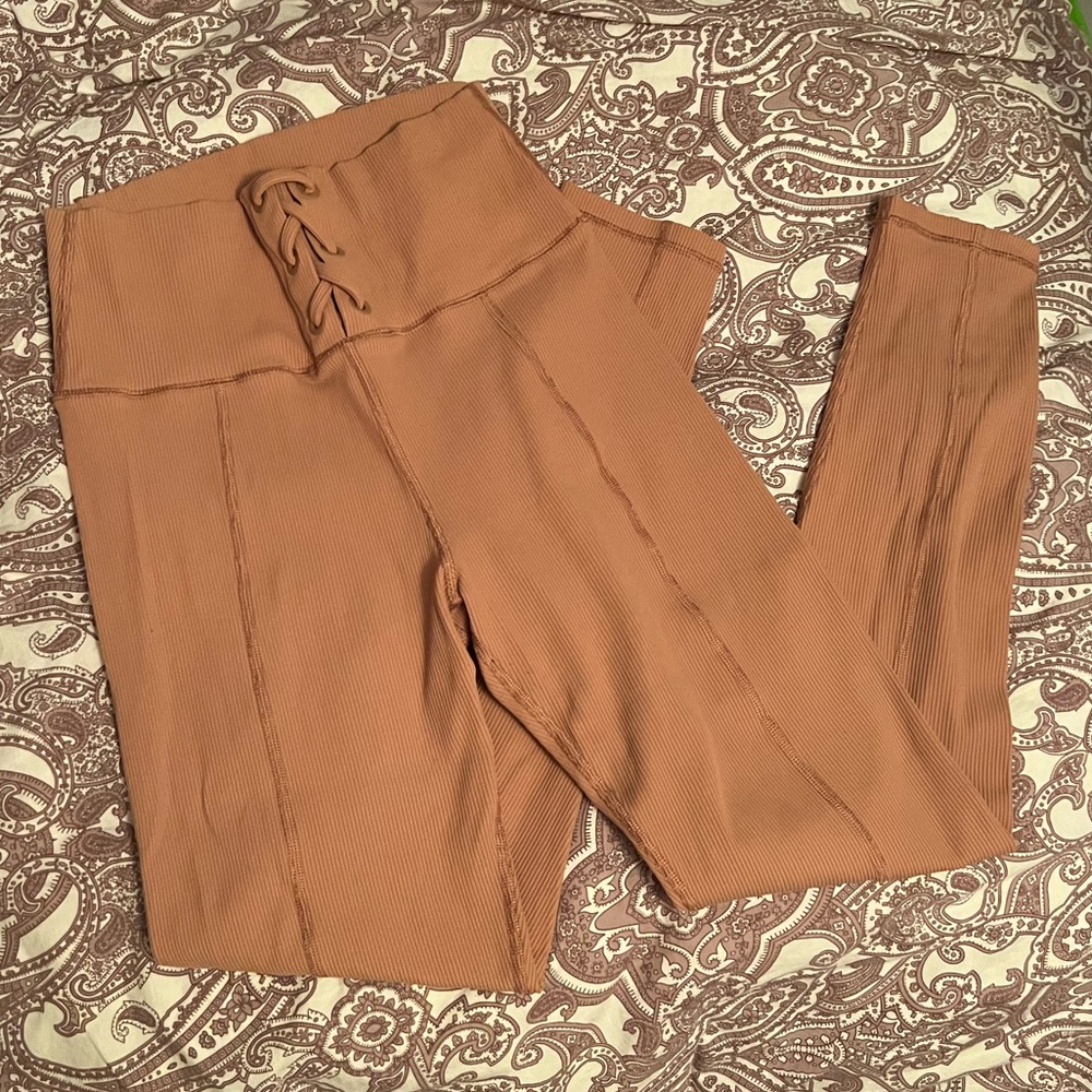 Aerie High-Waisted Brown Leggings